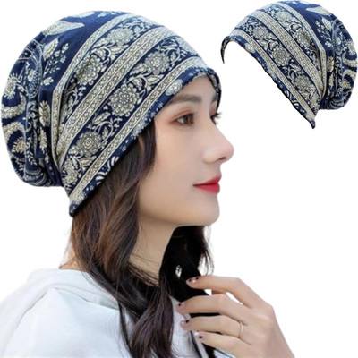 mil9us Floral Print, Printed Beanie Cap