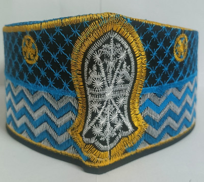 Barkati Embroidered, Woven Prayer Cap Cap