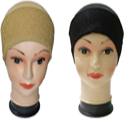 EnviUs Self Design Skull Cap Cap(Pack of 2)