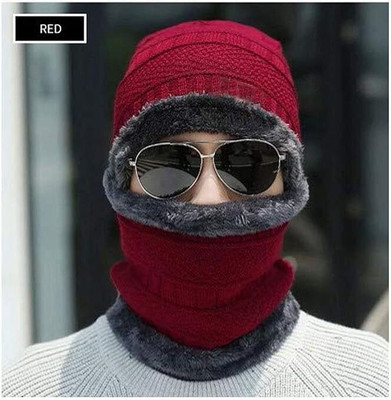 TruFlair Solid Beanie Cap(Pack of 2)