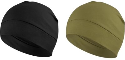 ARHAM DIAM Solid Skull Cap Cap(Pack of 2)