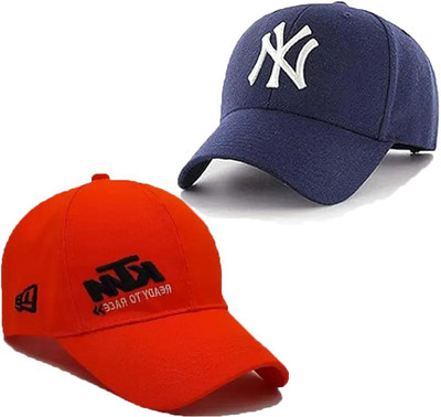 cap world Self Design Sports/Regular Cap Cap(Pack of 2)