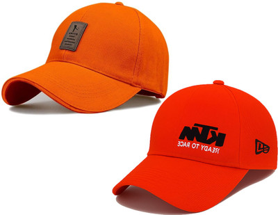 blutech Solid, Self Design, Embroidered Sports/Regular Cap Cap(Pack of 2)