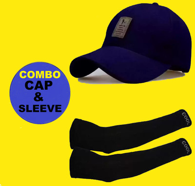 FD FLORIDA Solid, Self Design Sports/Regular Cap Cap(Pack of 2)