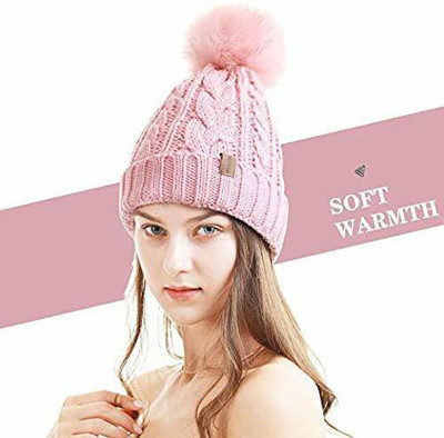 EVENDEN Self Design, Solid Beanie Cap