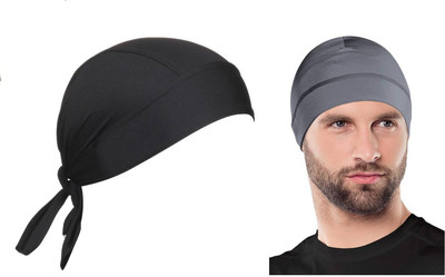 Bismaadh Solid Skull Cap Cap(Pack of 2)
