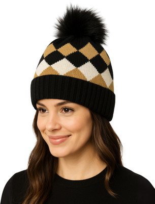 ZIBELL Geometric Print Beanie Cap