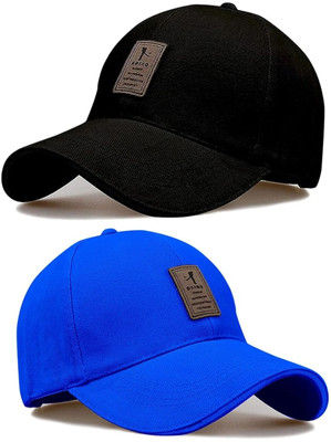 cap world Solid, Self Design Sports/Regular Cap Cap(Pack of 2)