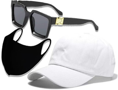 cap world Solid, Self Design Sports/Regular Cap Cap(Pack of 3)