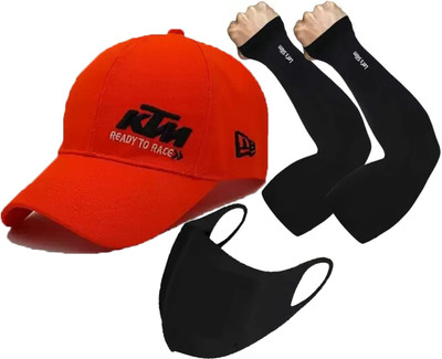 ILLEARION Solid, Self Design, Embroidered Sports/Regular Cap Cap(Pack of 3)