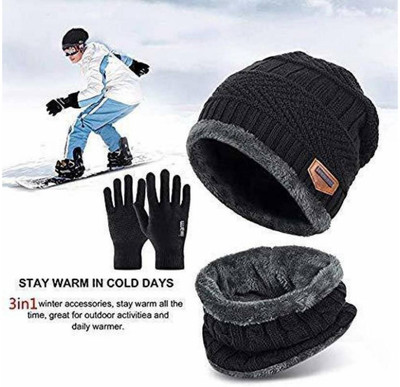 Mom Enterprises Self Design Beanie Cap