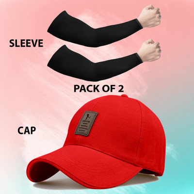 ALAMOS Solid Sports/Regular Cap Cap(Pack of 3)