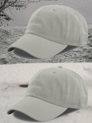 CLASSYMESSI Solid, Printed Sports/Regular Cap Cap(Pack of 2)
