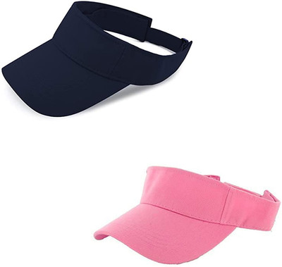 Kolva Solid Visor Cap Cap(Pack of 2)