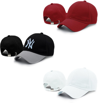 Phirsein Embroidered Sports/Regular Cap Cap(Pack of 3)