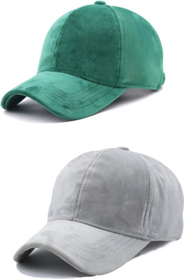 BAYEMA Solid Sports/Regular Cap Cap(Pack of 2)