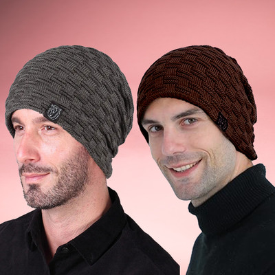 ALAMOS Beanie Cap(Pack of 2)