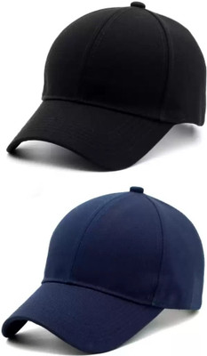 FAS Solid Sports/Regular Cap Cap(Pack of 2)