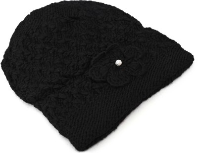 TRUE INDIAN Self Design Beanie Cap