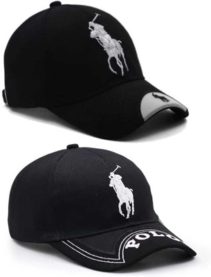 Polo Embroidered Snapback Cap Cap(Pack of 2)