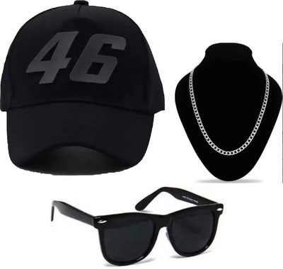FD FLORIDA Printed, Solid, Self Design Sports/Regular Cap Cap(Pack of 3)