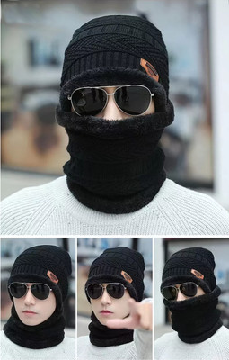 FStyler Solid Beanie Cap(Pack of 3)