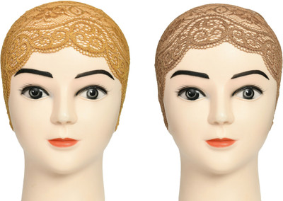 DCENT KRAFT Self Design Skull Cap Cap(Pack of 2)