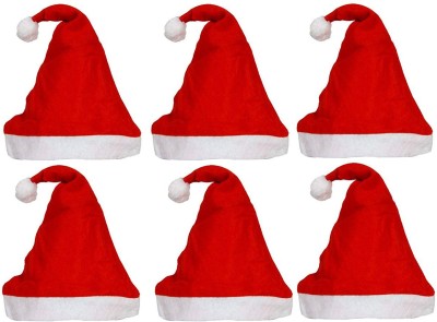 ME&YOU Christmas Cap(Red, White, Pack of 6)