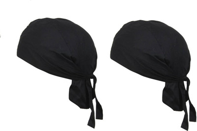 Bismaadh Solid Skull Cap Cap(Pack of 2)