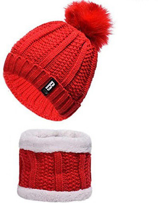 CHACKO Solid Beanie Cap(Pack of 2)