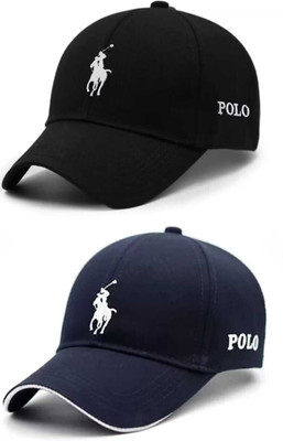 Polo store Embroidered Snapback Cap Cap(Pack of 2)