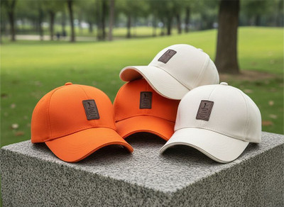 selloria Checkered, Self Design, Solid Sports/Regular Cap Cap(Pack of 4)