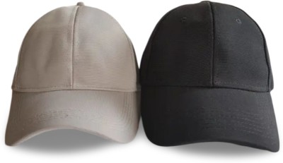 Feaster Self Design Sports/Regular Cap Cap(Pack of 2)