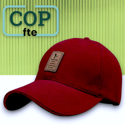 copfte Applique, Self Design, Solid Sports/Regular Cap Cap