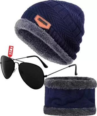 Hench Self Design Sports/Regular Cap Cap(Pack of 2)