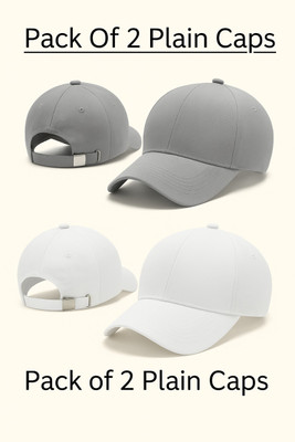 MT FASHION Solid Skull Cap Cap