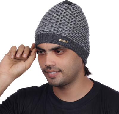 Fy Lane Self Design Beanie Cap