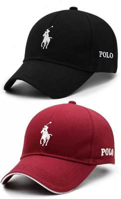 HASHPOT Embroidered Snapback Cap Cap(Pack of 2)