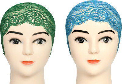 DCENT KRAFT Self Design Skull Cap Cap(Pack of 2)