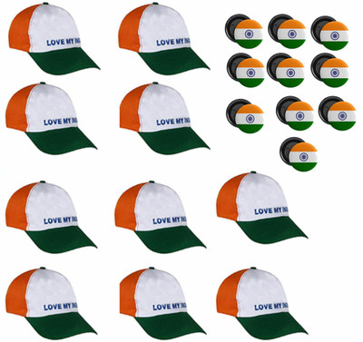 VIDHU CREATIONS Printed Sports/Regular Cap Cap(Pack of 10)