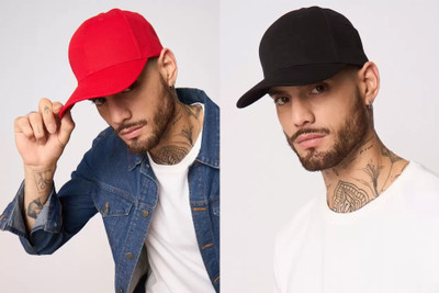 selloria Solid, Self Design Sports/Regular Cap Cap(Pack of 2)