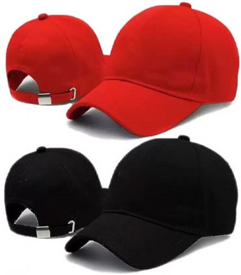 ILLARION Solid Sports/Regular Cap Cap(Pack of 2)