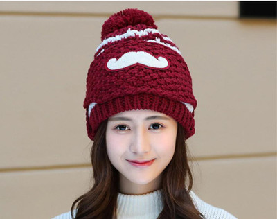 CITY BRAND Striped Beanie Cap