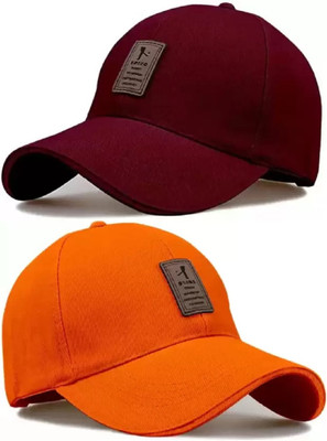 Fy Lane Self Design Sports/Regular Cap Cap(Pack of 2)