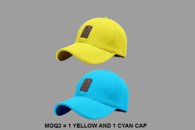 Evanden Self Design Sports/Regular Cap Cap(Pack of 2)