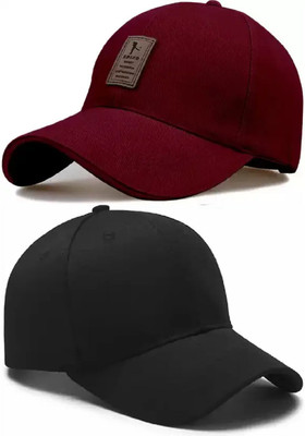 FLEXCYCAP Solid, Solid Sports/Regular Cap Cap(Pack of 2)