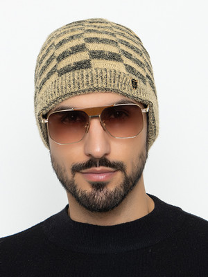AMOLDO Geometric Print Beanie Cap