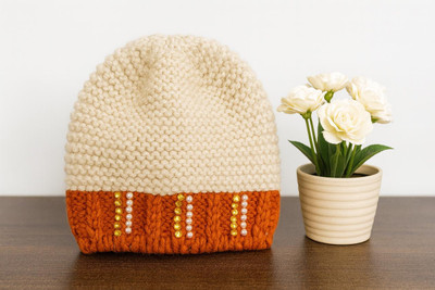 HOTMOD Self Design Beanie Cap