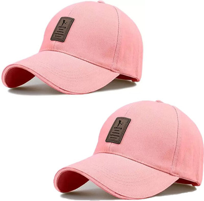 CLASSYMESSI Solid Sports/Regular Cap Cap(Pack of 2)