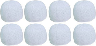 FAFetraders Solid Prayer Cap Cap(Pack of 8)